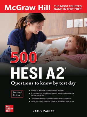 cover image of 500 HESI A2 Questions to Know by Test Day